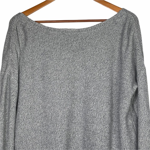 Moth Gray Scoop Neck Sweatshirt - Picture 8 of 12